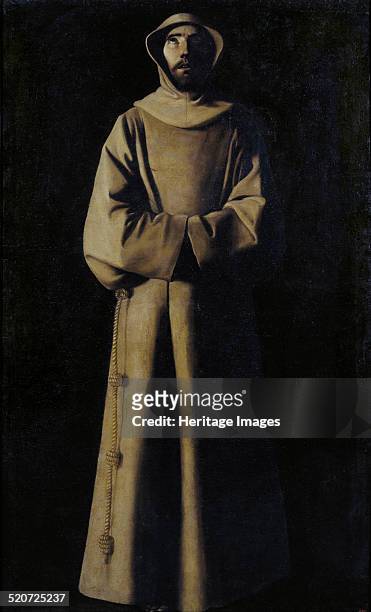 Saint Francis of Assisi after the Vision of Pope Nicholas V. Found in the collection of Museu Nacional d'Art de Catalunya, Barcelona.