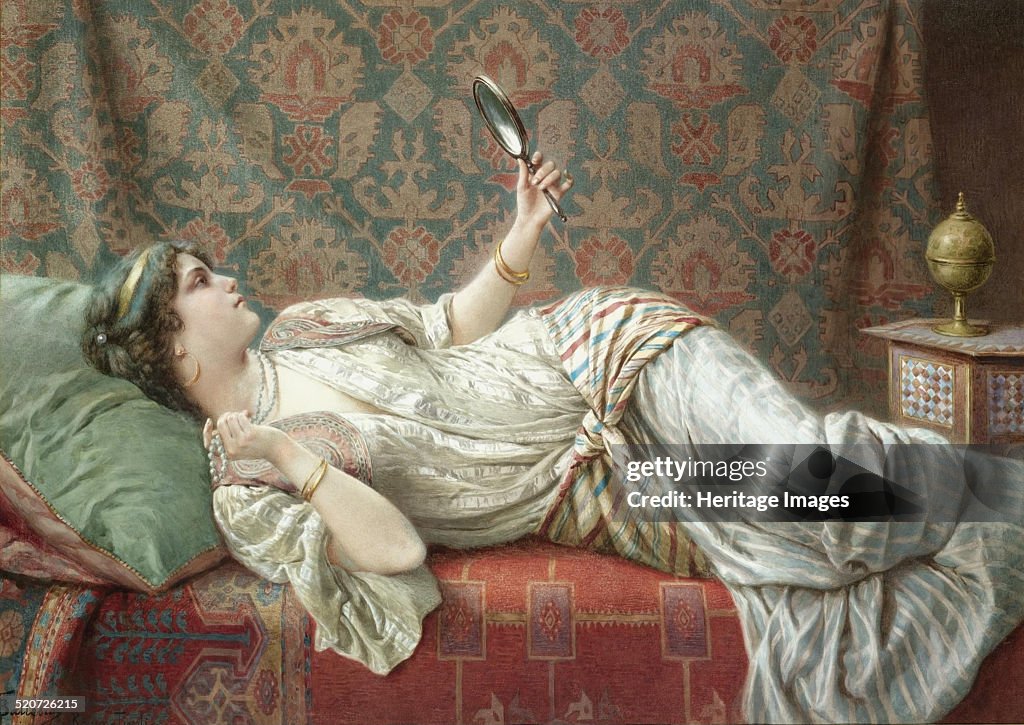 Odalisque. Artist: Ballesio, Francesco (1860-1923)