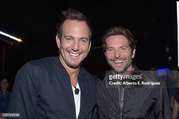 Actors Will Arnett and Bradley Cooper attend CinemaCon 2016 Warner Bros. Pictures Invites You to "The Big Picture," an Exclusive Presentation...