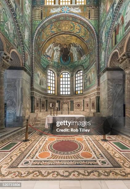 basilica of san vitale - basilica of san vitale stock pictures, royalty-free photos & images