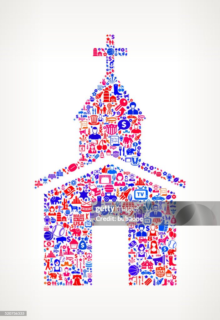 Vector Church Pattern Church Us Royalty Free Vector Art Pattern High-Res Vector Graphic ...