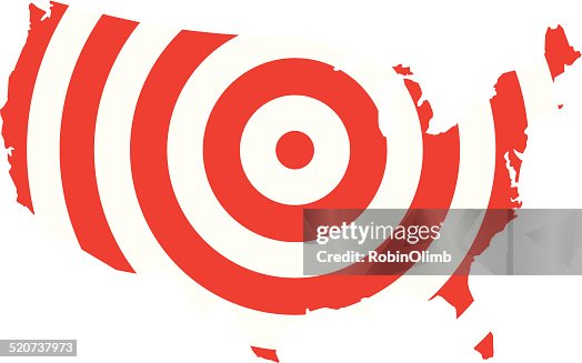 Usa Target Map High-Res Vector Graphic - Getty Images