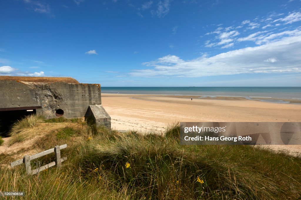 German Bunker Ruins at Utah Beach