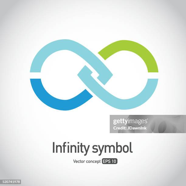 infinity symbol icon - infinity symbol vector stock illustrations