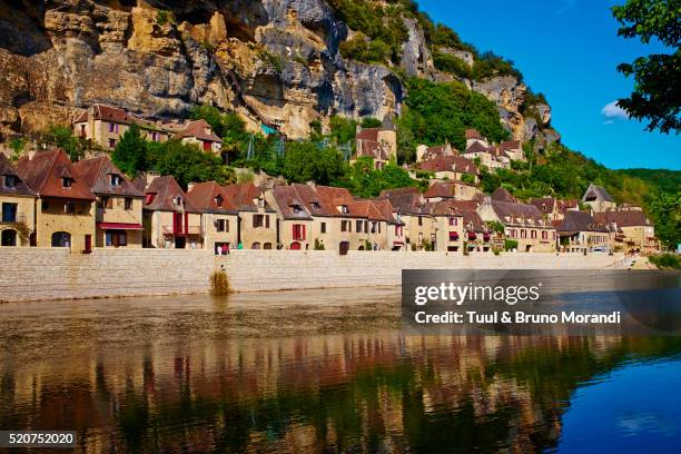 france, dordogne, perigord, la roque-gageac - dordogne stock pictures, royalty-free photos & images