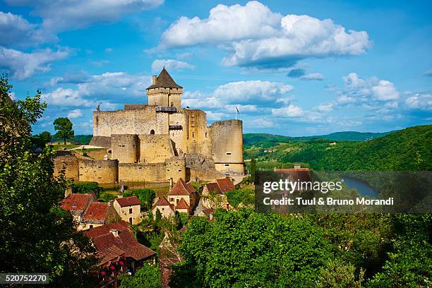 france, dordogne, perigord noir, castelnaud la chapelle - dordogne stock pictures, royalty-free photos & images