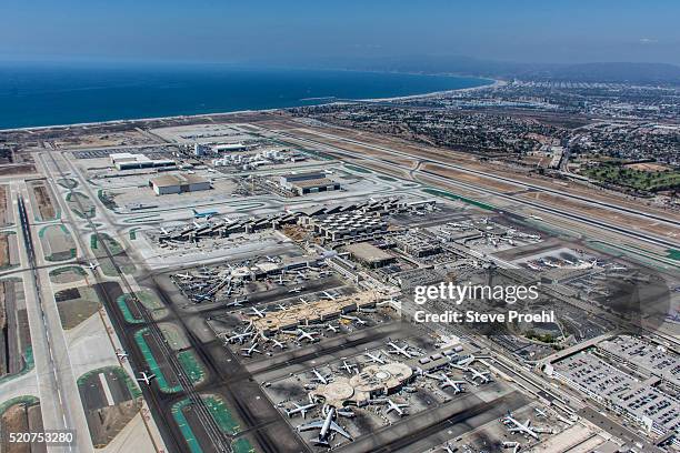 lax - flughafen los angeles stock-fotos und bilder