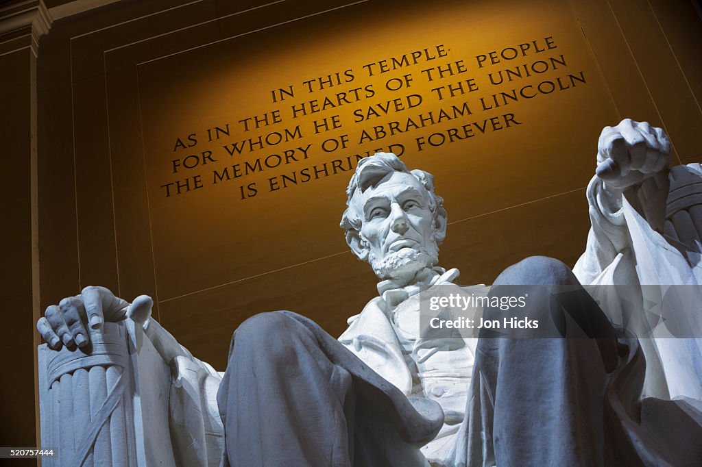 The Lincoln Memorial, Washington DC.