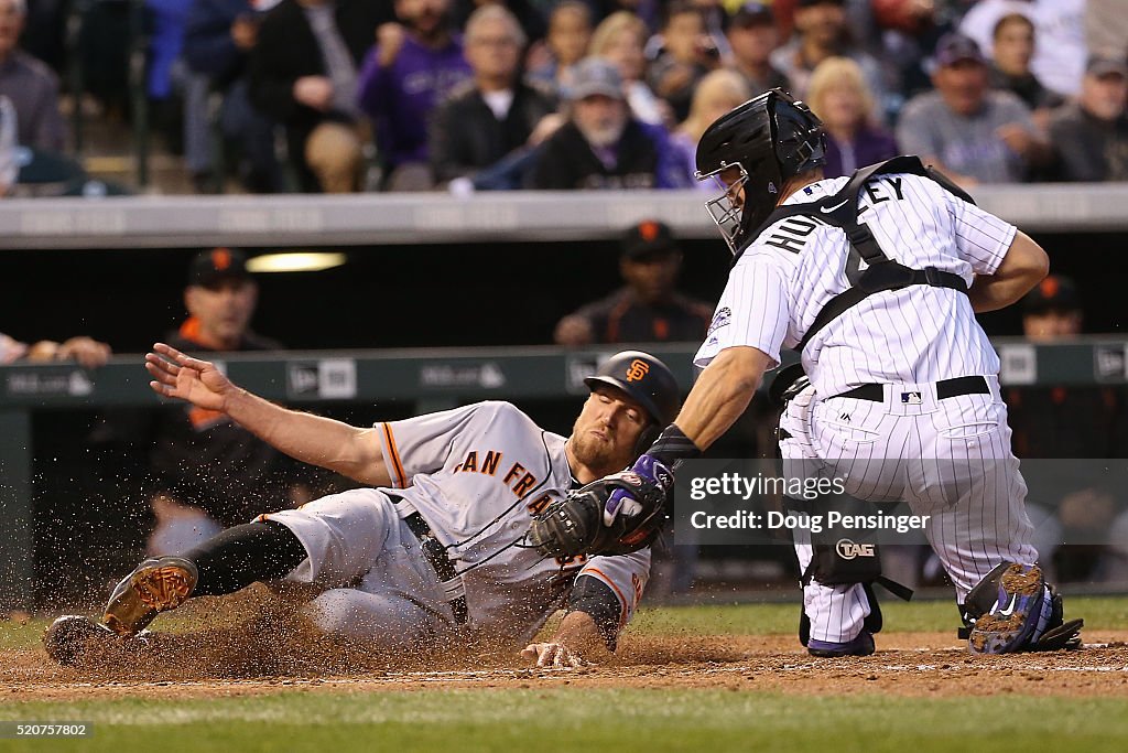 San Francisco Giants v Colorado Rockies