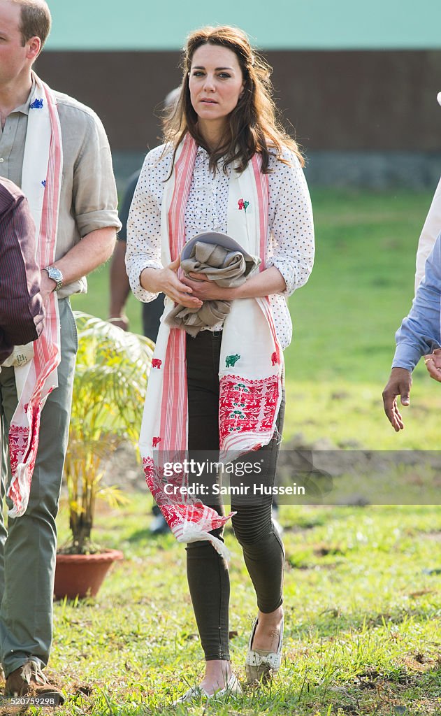 The Duke & Duchess Of Cambridge Visit India & Bhutan - Day 4