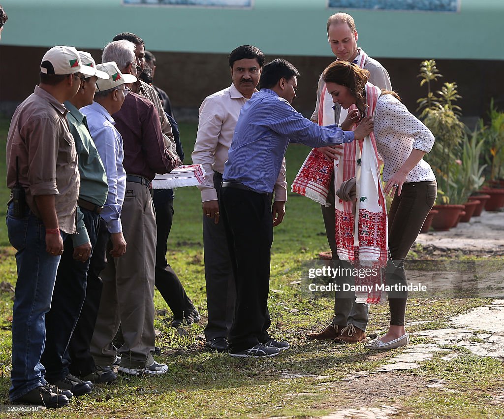 The Duke & Duchess Of Cambridge Visit India and Bhutan - Day 4