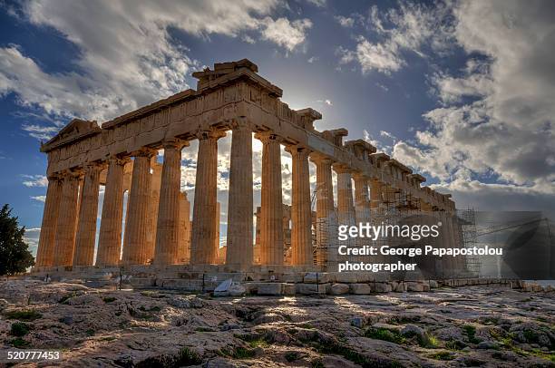 parthenon of athens - ancient greece stock pictures, royalty-free photos & images