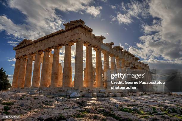 parthenon of athens - parthenon athens imagens e fotografias de stock