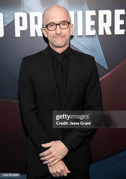 Actor Jim Rash attends The World Premiere of Marvel's "Captain America: Civil War" at Dolby Theatre on April 12, 2016 in Los Angeles, California.