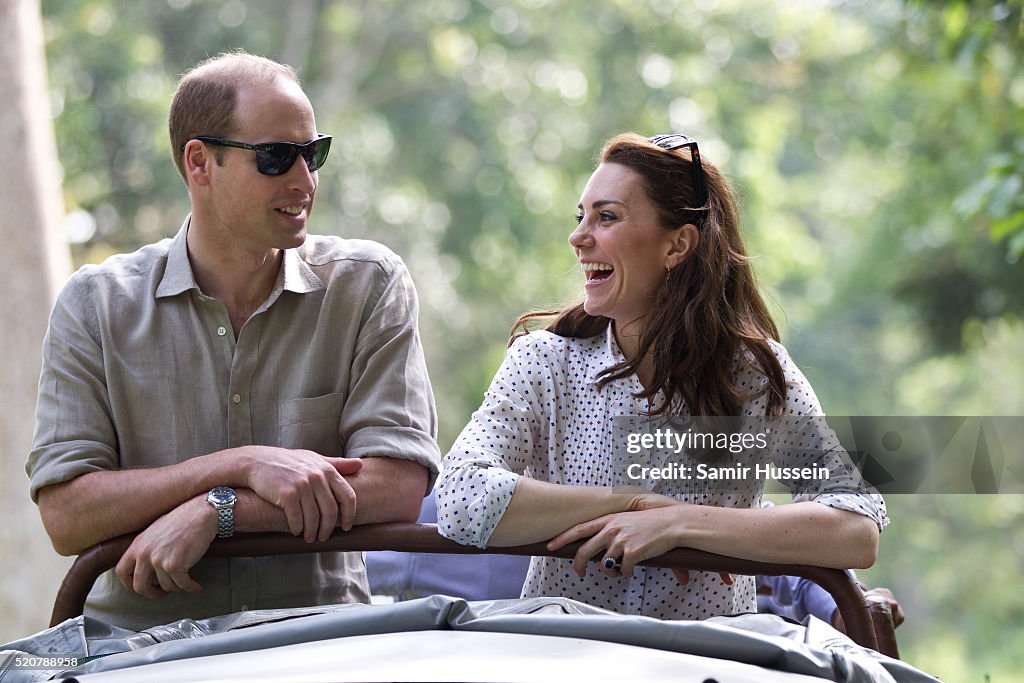 The Duke & Duchess Of Cambridge Visit India & Bhutan - Day 4