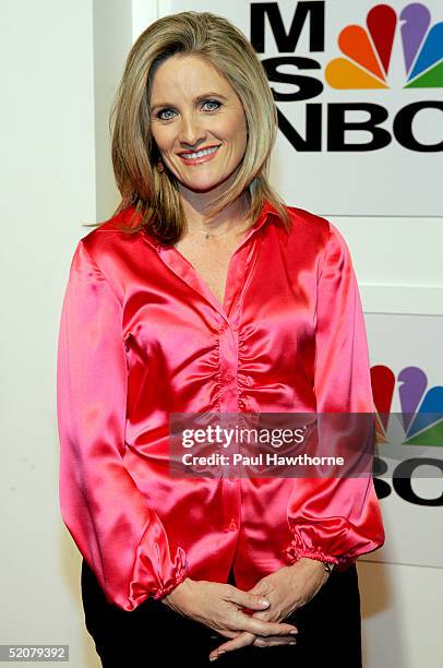 S Alex Witt attends the launch party for MSNBC's new entertainment shows ?MSNBC at the Movies? and ?MSNBC Entertainment Hot List? at The Hit Factory...