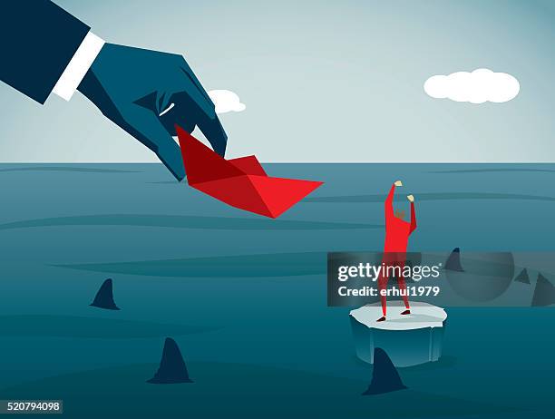 rescue - floating words stock illustrations