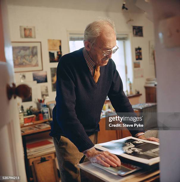 British photographer and photojournalist Thurston Hopkins in Seaford, East Sussex, UK, 10th February 2000.