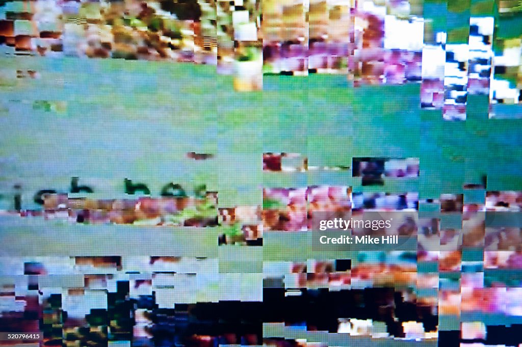 Digital television interference pattern