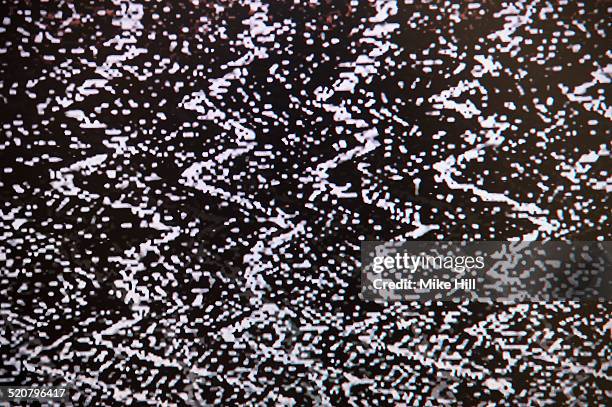 digital television interference pattern - television static stock pictures, royalty-free photos & images