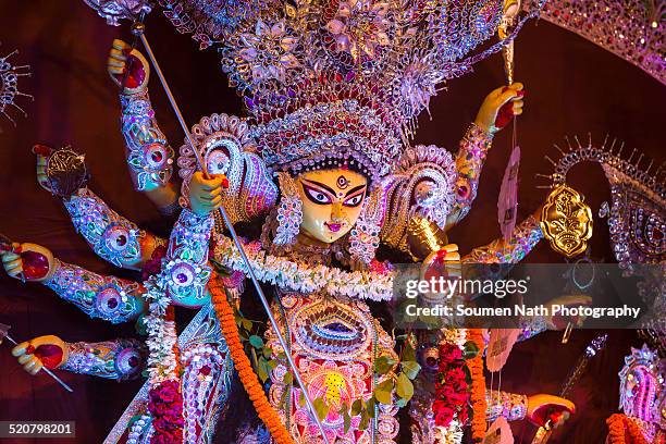 durga puja festival - durga foto e immagini stock