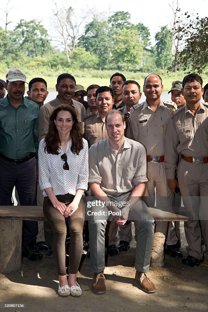 The Duke & Duchess Of Cambridge Visit India & Bhutan - Day 4