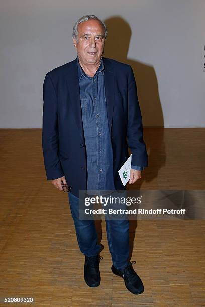 Daniel Hechter attends the Societe des Amis du Musee d'Art Moderne du Centre Pompidou : Dinner Party. Held at Centre Pompidou on April 12, 2016 in...