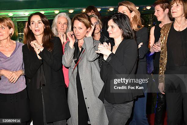 The Jury Members Rachida Brakni, Emmanuelle Bercot, Salome Lelouch, Caroline de Maigret, Anne Claire Coudray, Natacha Polony and Tatiana de Rosnay...