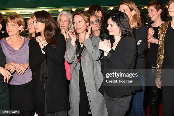 The Jury Members Anne Lauvergeon, Brigitte Kernel, Rachida Brakni, Emmanuelle Bercot, Salome Lelouch, Caroline de Maigret, Anne Claire Coudray,...