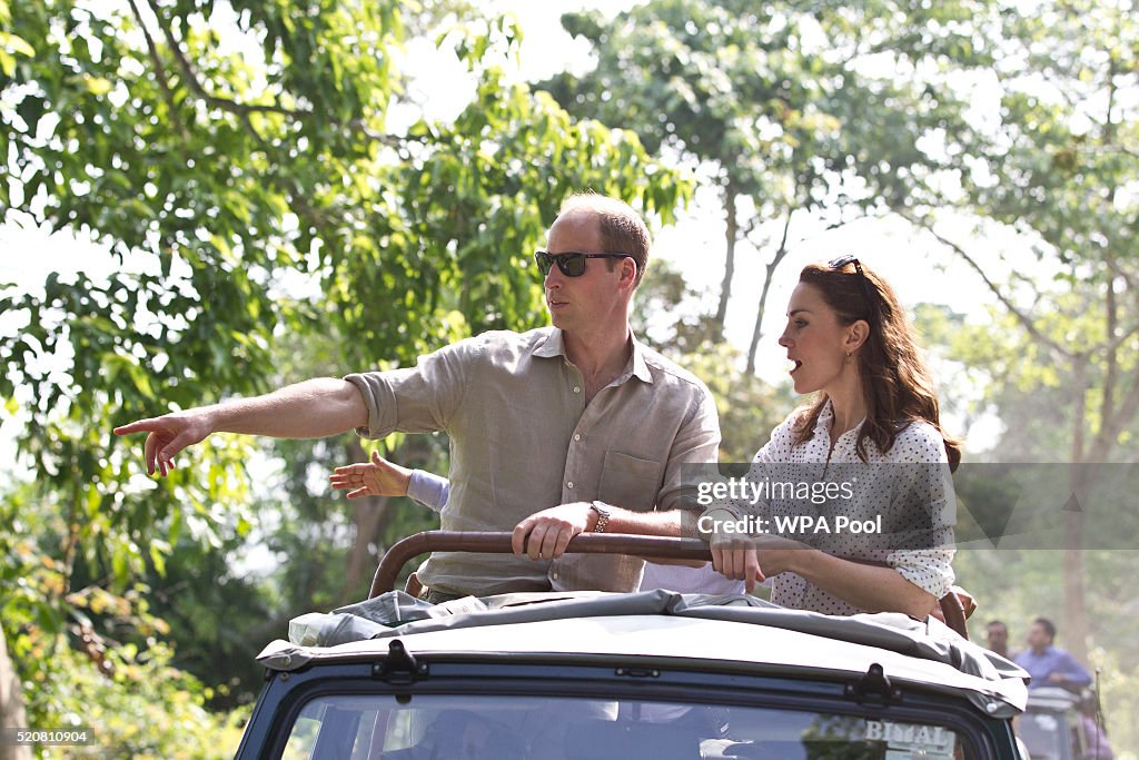 The Duke & Duchess Of Cambridge Visit India & Bhutan - Day 4