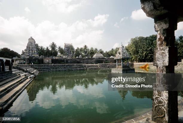 sri gokilambal thirukameshwara temple at villianur, pondicherry, tamil nadu, india - pondicherry stock pictures, royalty-free photos & images