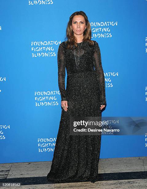 Inga Rubenstein attends the 2016 Foundation Fighting Blindness World Gala at Cipriani Downtown on April 12, 2016 in New York City.