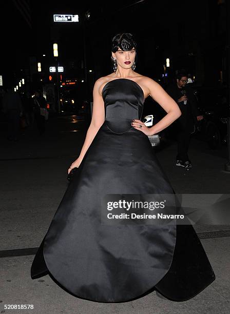Model Crystal Renn attends the 2016 Foundation Fighting Blindness World Gala at Cipriani Downtown on April 12, 2016 in New York City.