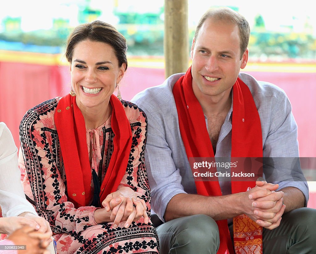 The Duke And Duchess Of Cambridge Visit India And Bhutan - Day 4