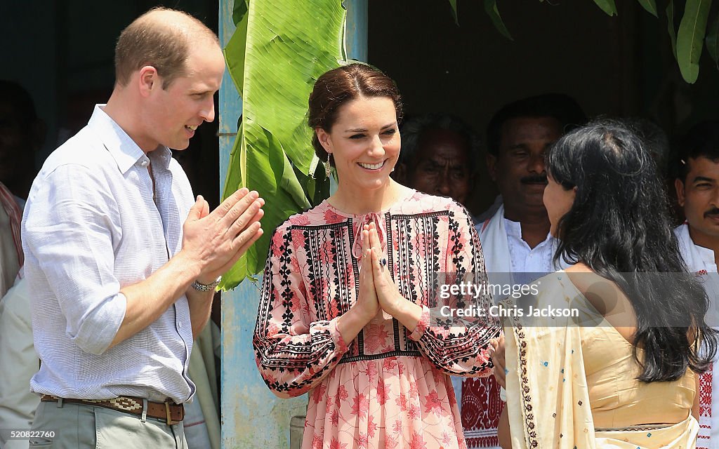 The Duke And Duchess Of Cambridge Visit India And Bhutan - Day 4