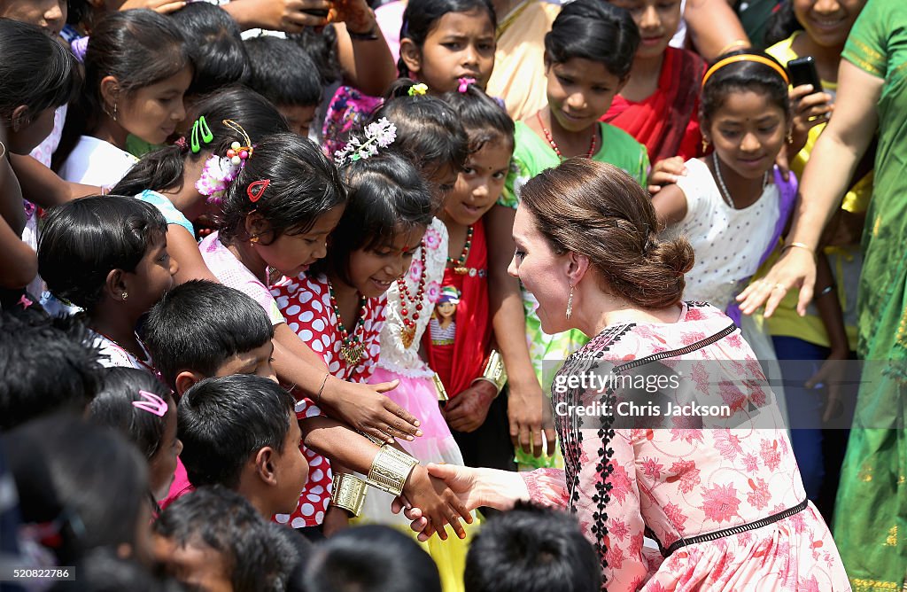 The Duke And Duchess Of Cambridge Visit India And Bhutan - Day 4