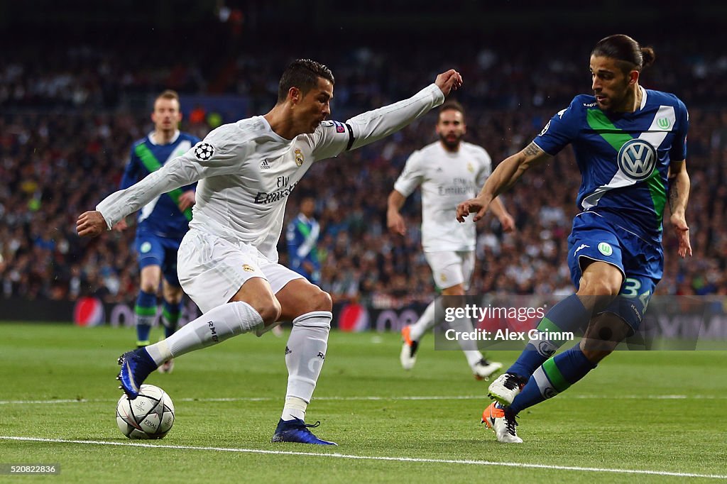 Real Madrid CF v VfL Wolfsburg - UEFA Champions League Quarter Final: Second Leg