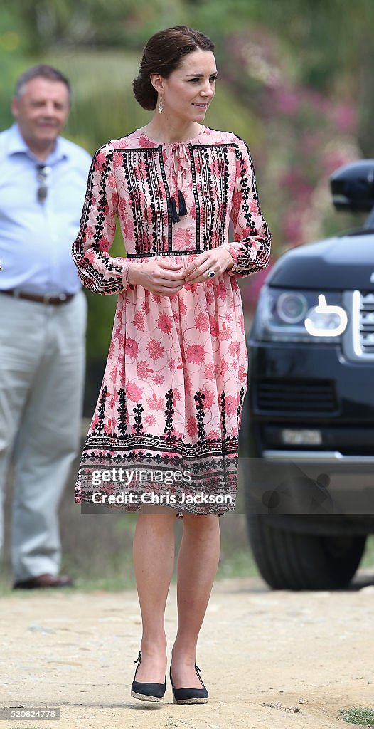 The Duke And Duchess Of Cambridge Visit India And Bhutan - Day 4