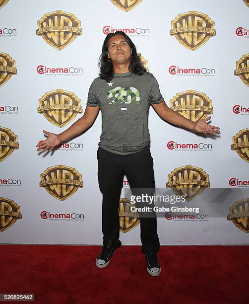 Actor Adam Beach attends Warner Bros. Pictures' "The Big Picture," an exclusive presentation highlighting the summer of 2016 and beyond at The...