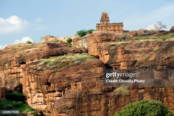 shivalaya temple, badami, bagalkot, karnataka, india - karnataka stock-fotos und bilder