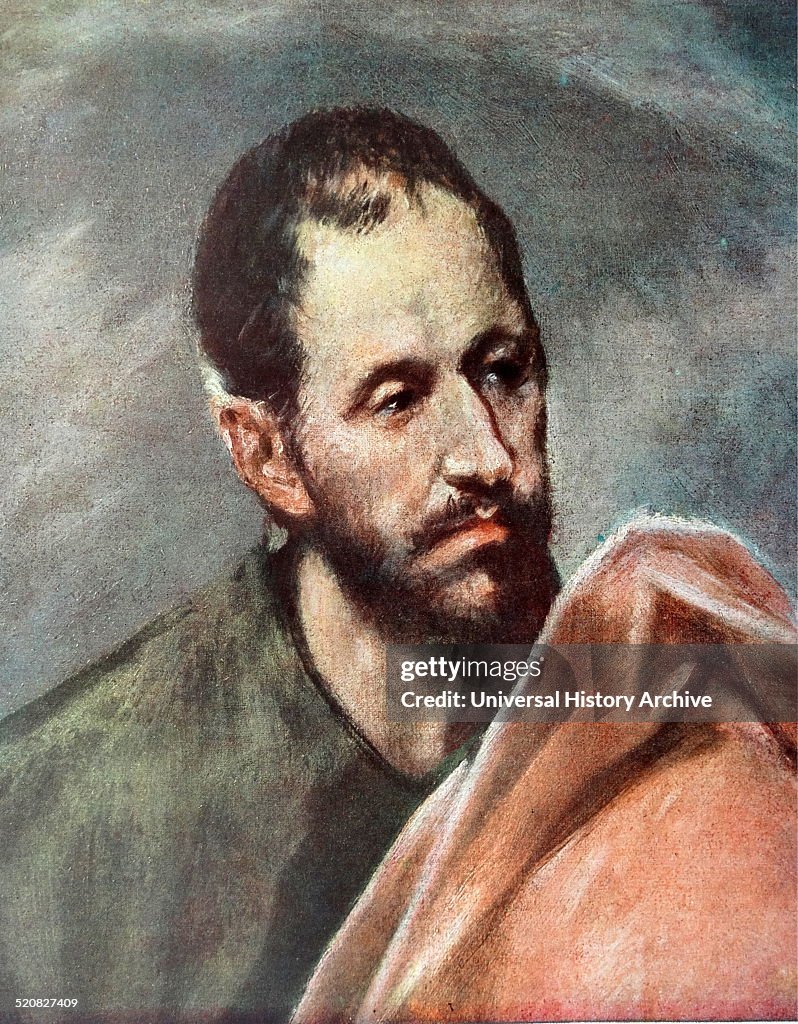 El Greco as the Apostle James the Less.