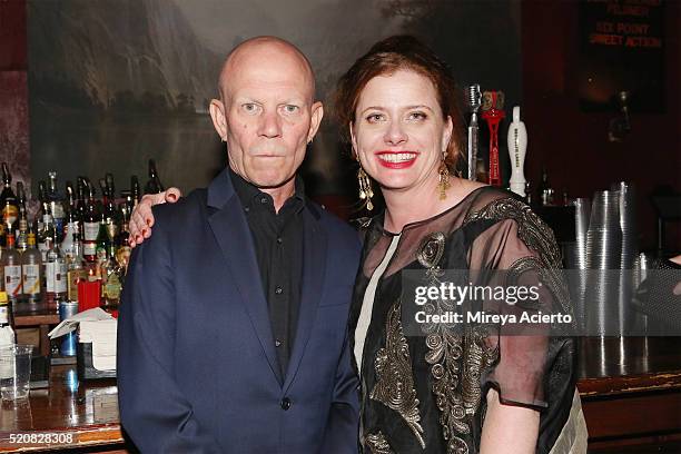 Musician Vince Clarke and co-founder of the Morbid Anatomy Museum, Tracy Hurley Martin attend 2016 Morbid Anatomy Museum Gala after party at The Bell...