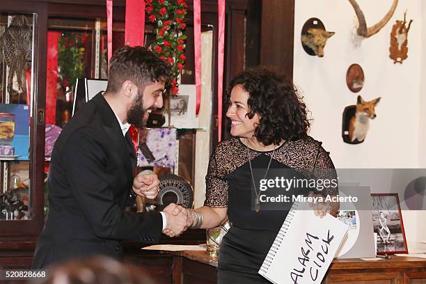 Mentalist Vinny dePonto and Jenny Gootman attend the 2016 Morbid Anatomy Museum Gala at Morbid Anatomy Museum on April 12, 2016 in the Brooklyn...