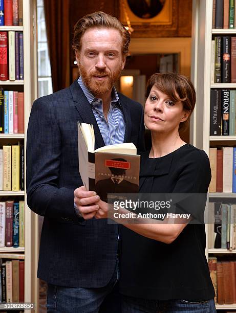 Damian Lewis and Helen McCrory attend the Keats-Shelley Romantic Poetry Prize at John Murray House on April 13, 2016 in London, England.