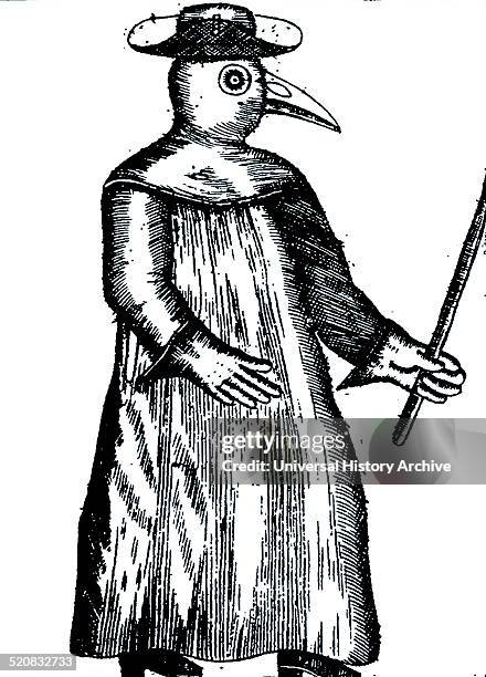 Plague Doctor from Jean -Jacques Manget 'Traité de la peste' 1721.