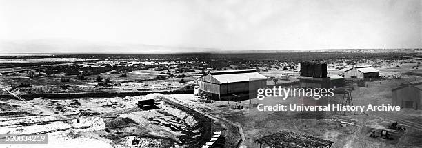 The Palestine Potash Company. Now known as The Dead Sea Works, this is an Israeli potash plant in Sdom, on the Dead Sea coast of Israel.