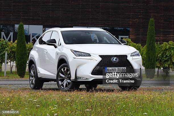 nx - hybrid crossover from lexus - lexus stock pictures, royalty-free photos & images