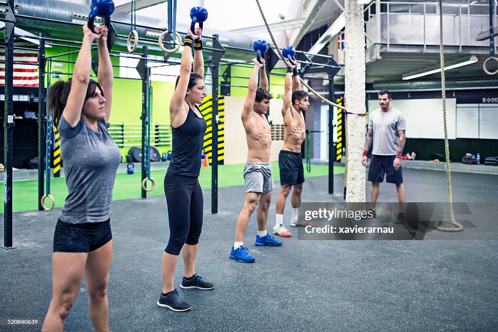 Kettle bells training