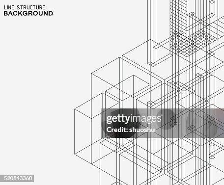 Abstract line structure pattern background Abstract line structure pattern background