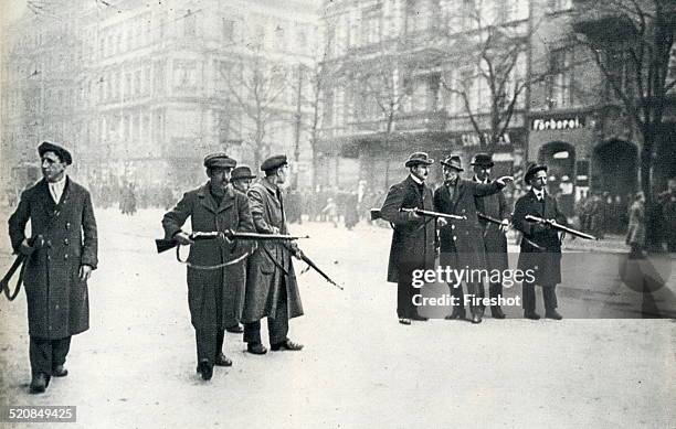 Germany Berlin Sparticist uprsiring-The Spartacus League was a Marxist revolutionary movement organized in Germany during World War I. The League was...